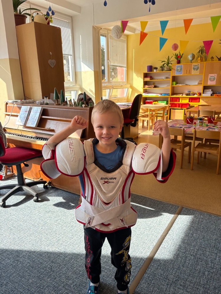 Téma povolání-porodní asistentka, hokejista, hudebníci 