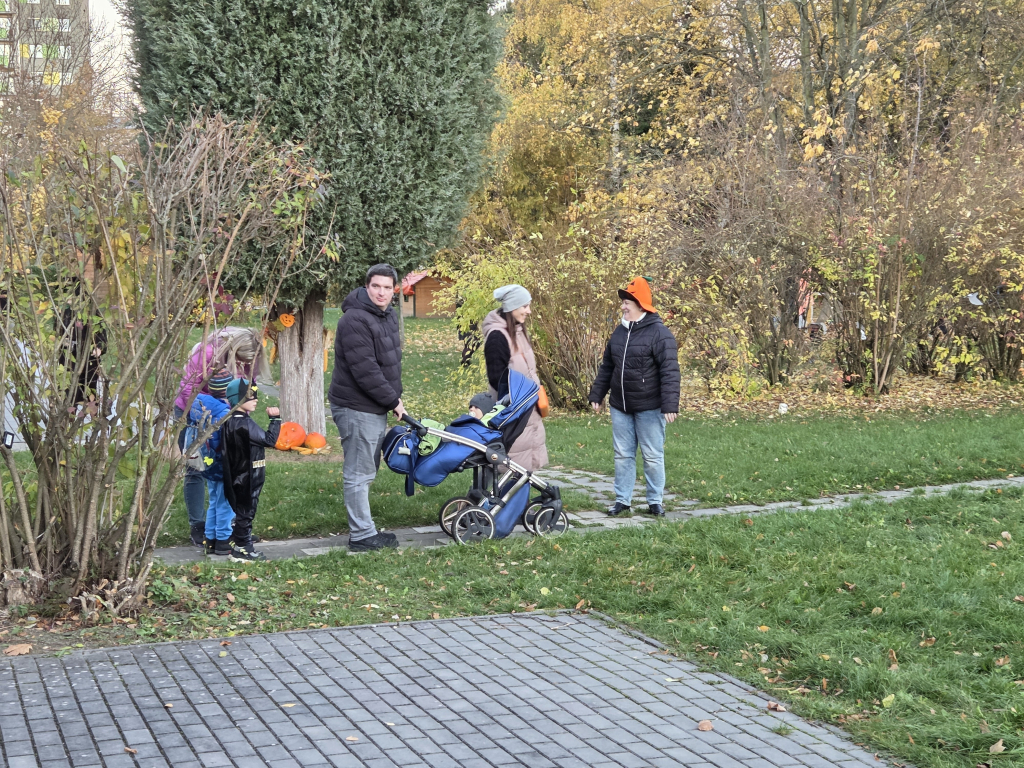 Halloween na zahradě MŠ