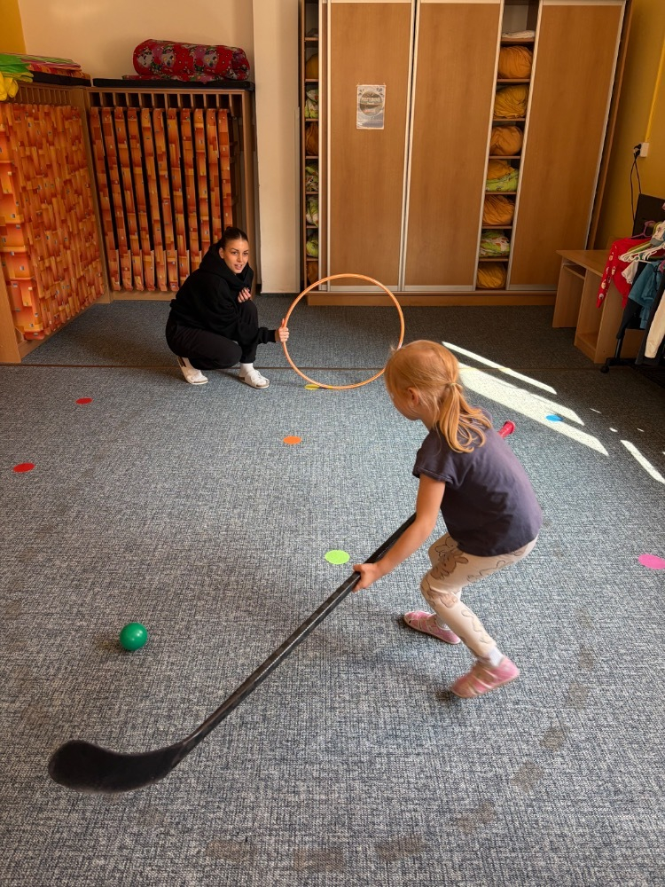 Téma povolání-porodní asistentka, hokejista, hudebníci 