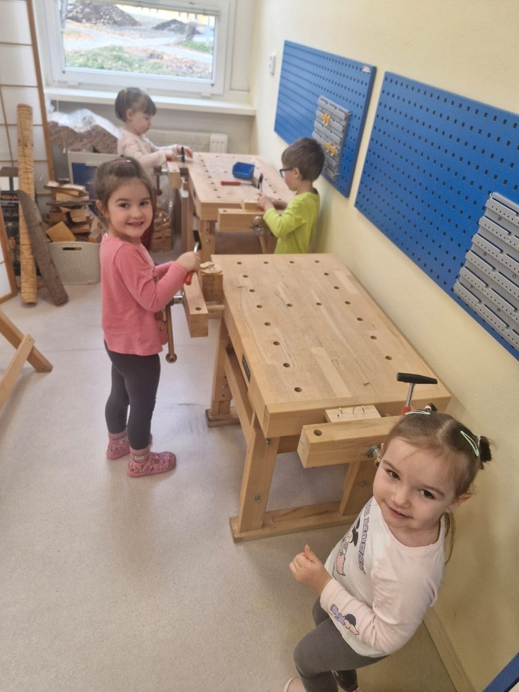 Veverky v polytechnické dílně