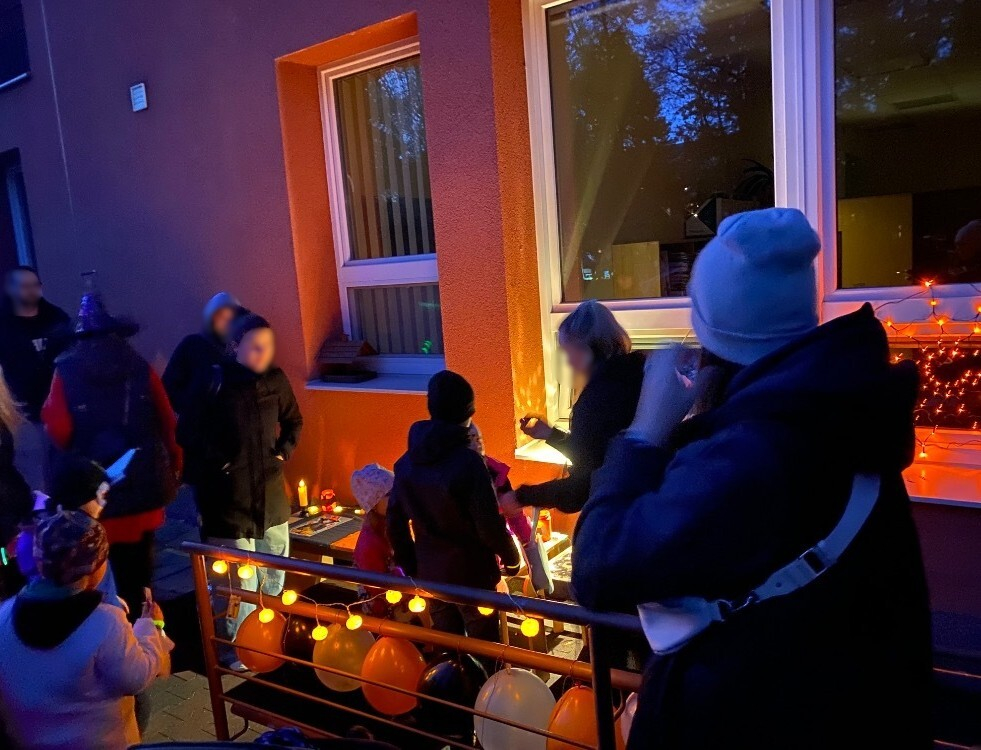 Halloween na zahradě MŠ