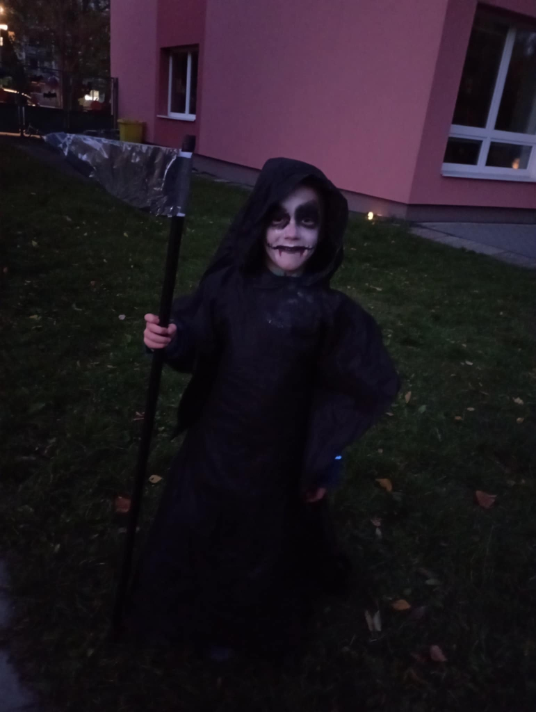 Halloween na zahradě MŠ