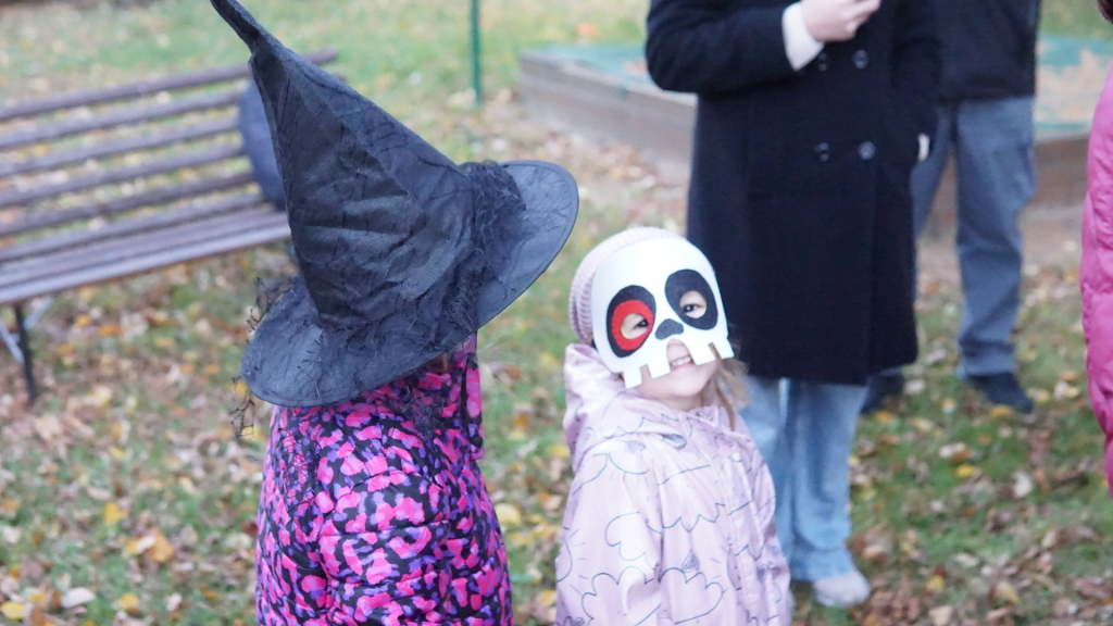 Halloween na zahradě MŠ