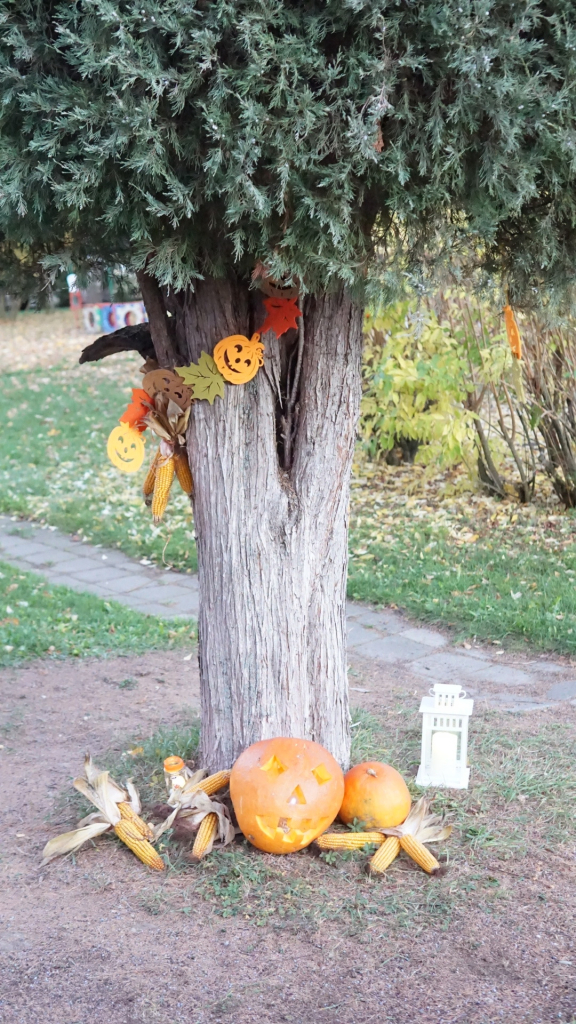 Halloween na zahradě MŠ