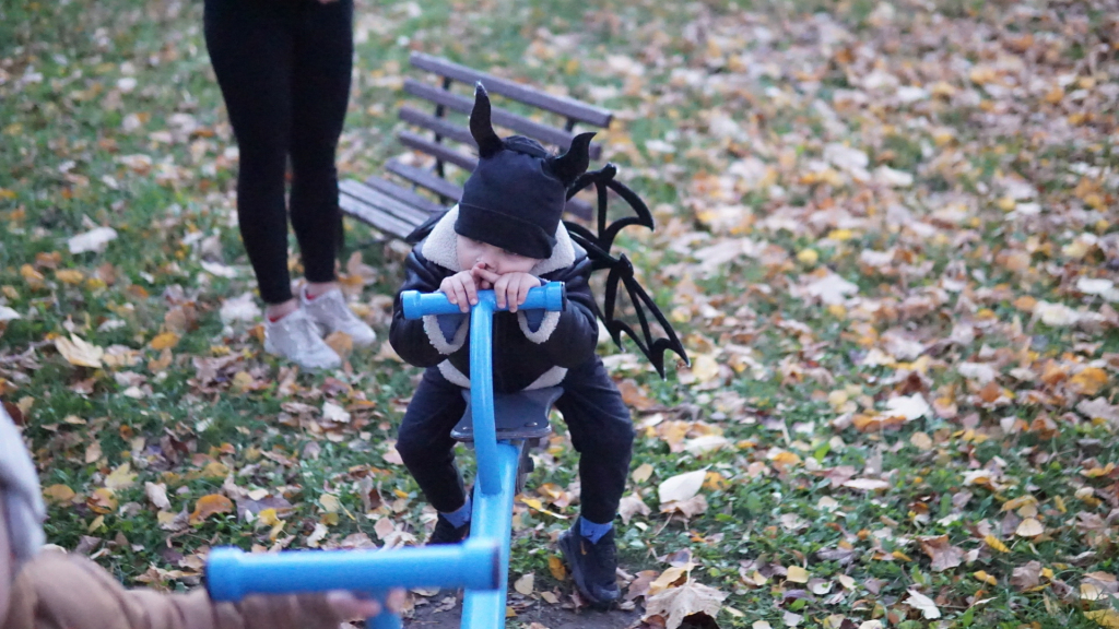 Halloween na zahradě MŠ