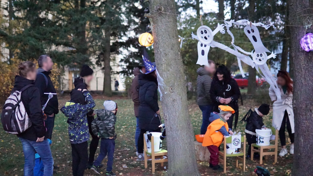 Halloween na zahradě MŠ
