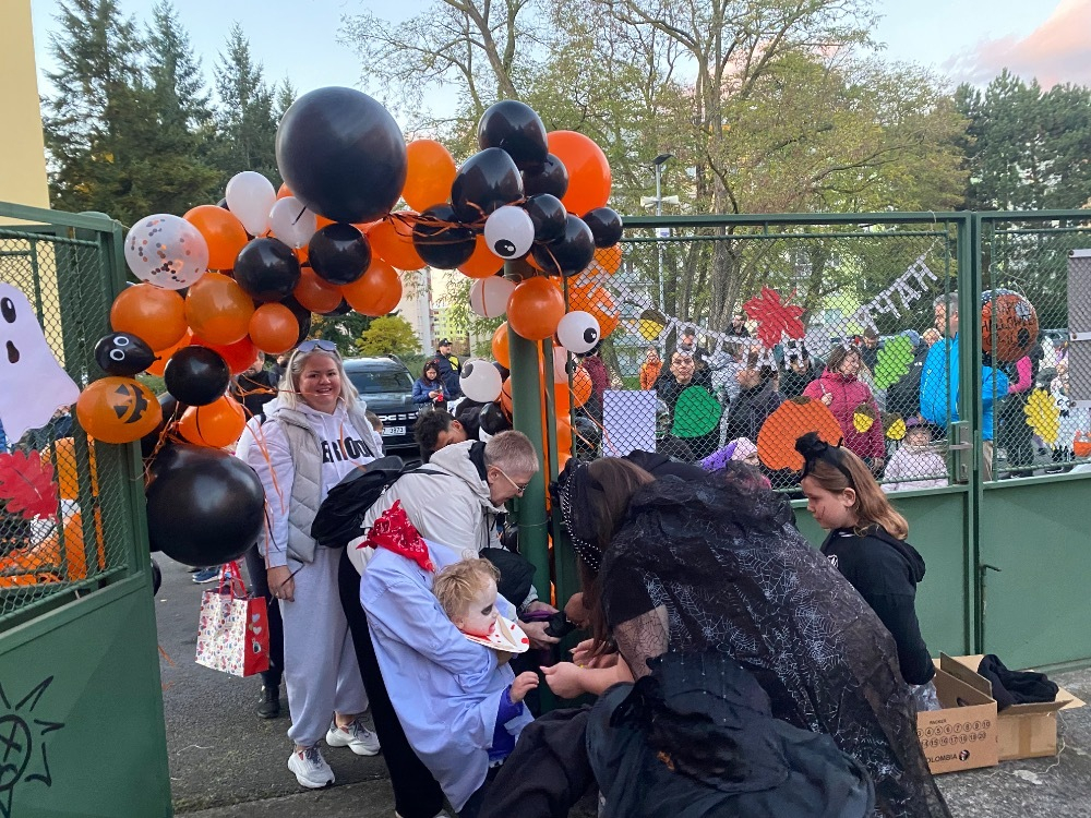 Halloween na zahradě MŠ