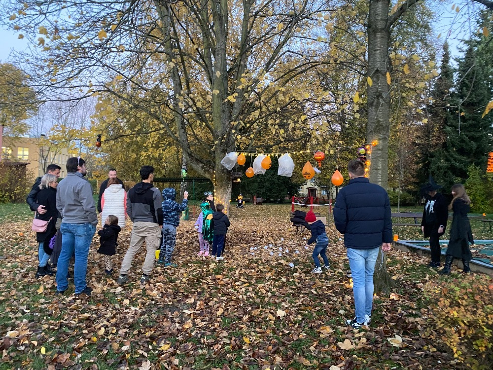 Halloween na zahradě MŠ